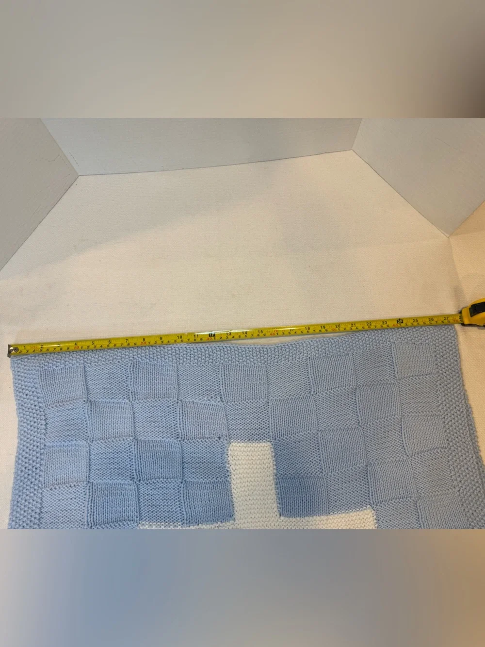 Homemade hand knit